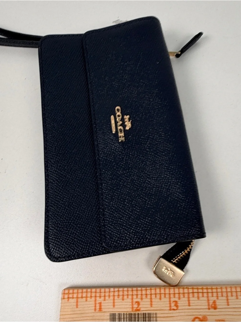 Coach wallet Navy Leather